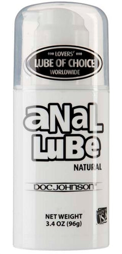 Anal Lube - Natural Lubricant - 3.4 Oz.