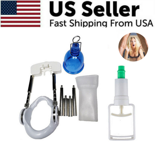 Super Penis Enlargement Extender Vacuum Stretcher Pump Hanger Bigger