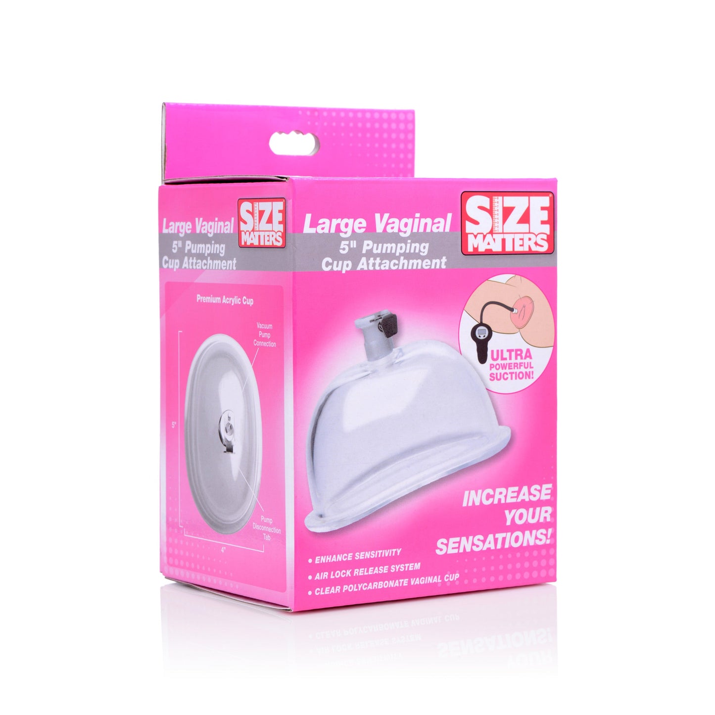 Large Vaginal 5 Inch Pumping Cup Attachment