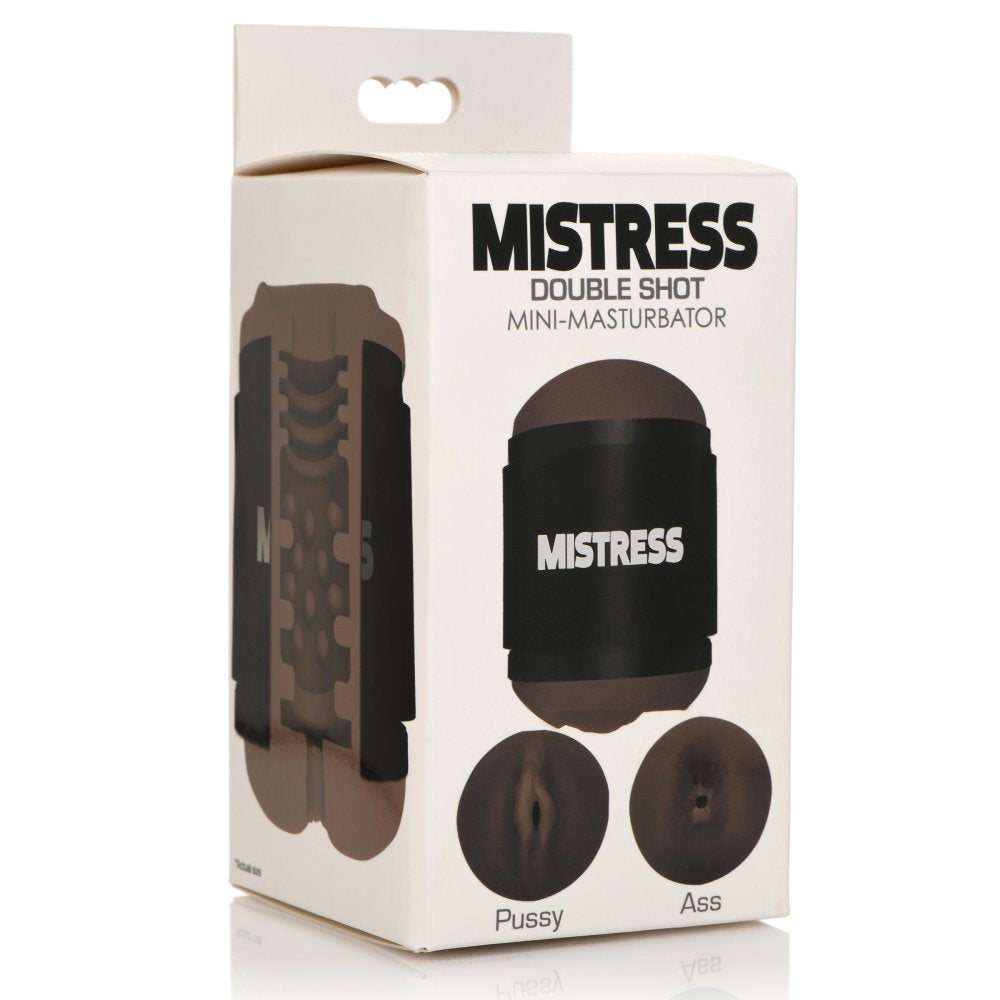 Mistress Double Shot Pussy & Ass Stroker - Dark